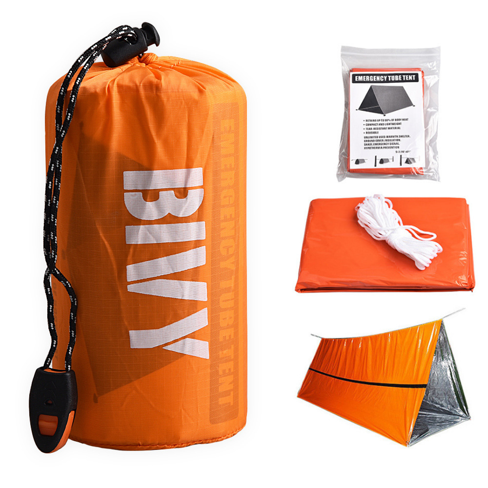 2 Person Emergency Shelter Biv - مراجعة Emergency Mylar Tent وسعره