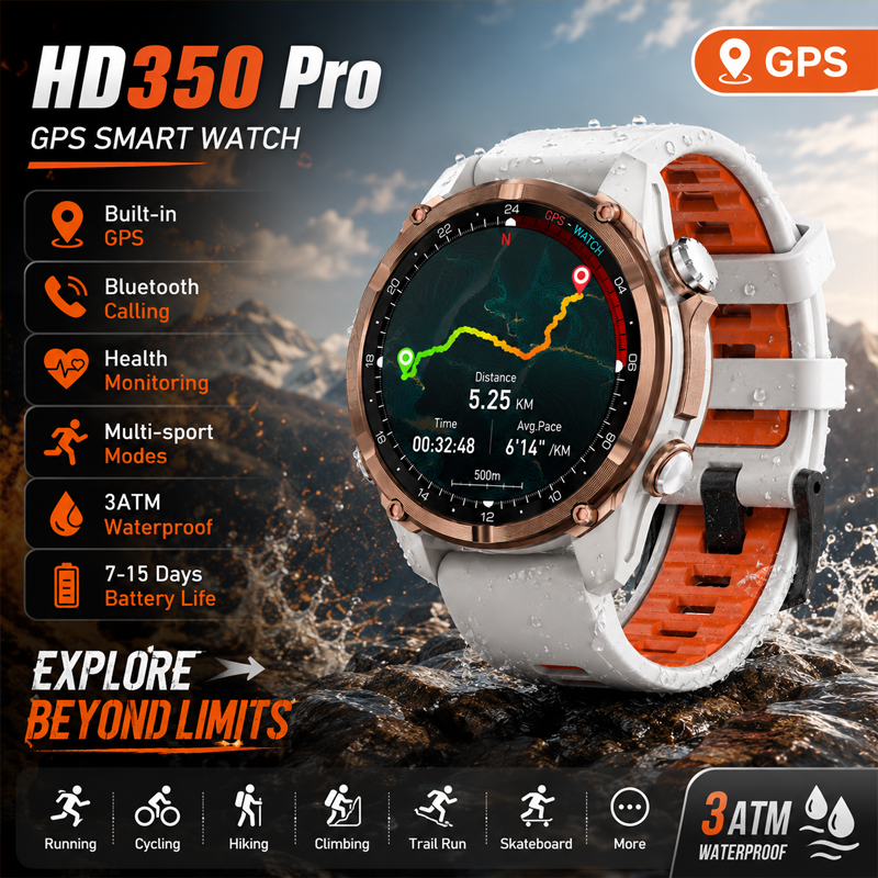 HD350 Pro Military Grade AGPS  - مراجعة Compass Lensatic وسعره