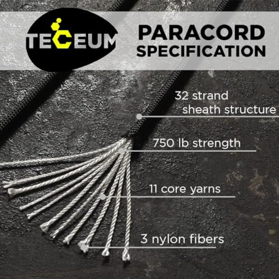 Paracord Rope 750 lb 1000ft/ 2 - مراجعة Para Cord 1000Ft وسعره