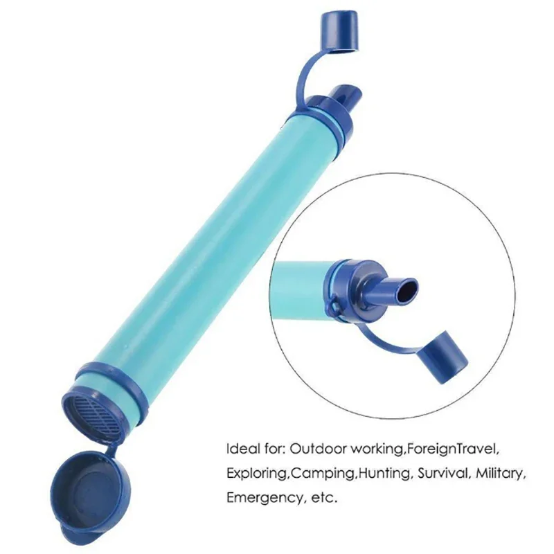 1pc Outdoor Mini Water Filter  - مراجعة Water Purification Straw وسعره