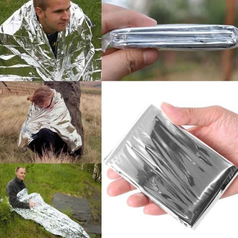 Emergent Blanket Mylar Thermal - مراجعة Emergency Mylar Tent وسعره