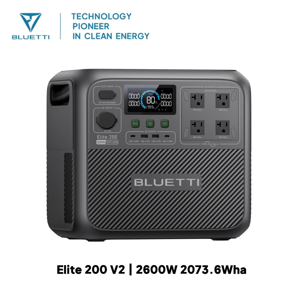 【Renew】BLUETTI Elite 200 V2 Po - مراجعة Solar Emergency Charger وسعره