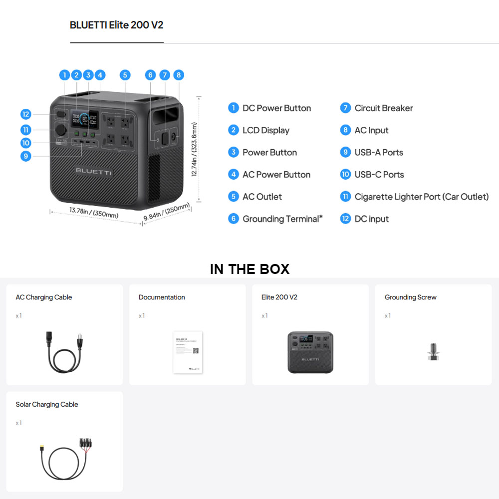 【Renew】BLUETTI Elite 200 V2 Po - مراجعة Solar Emergency Charger وسعره
