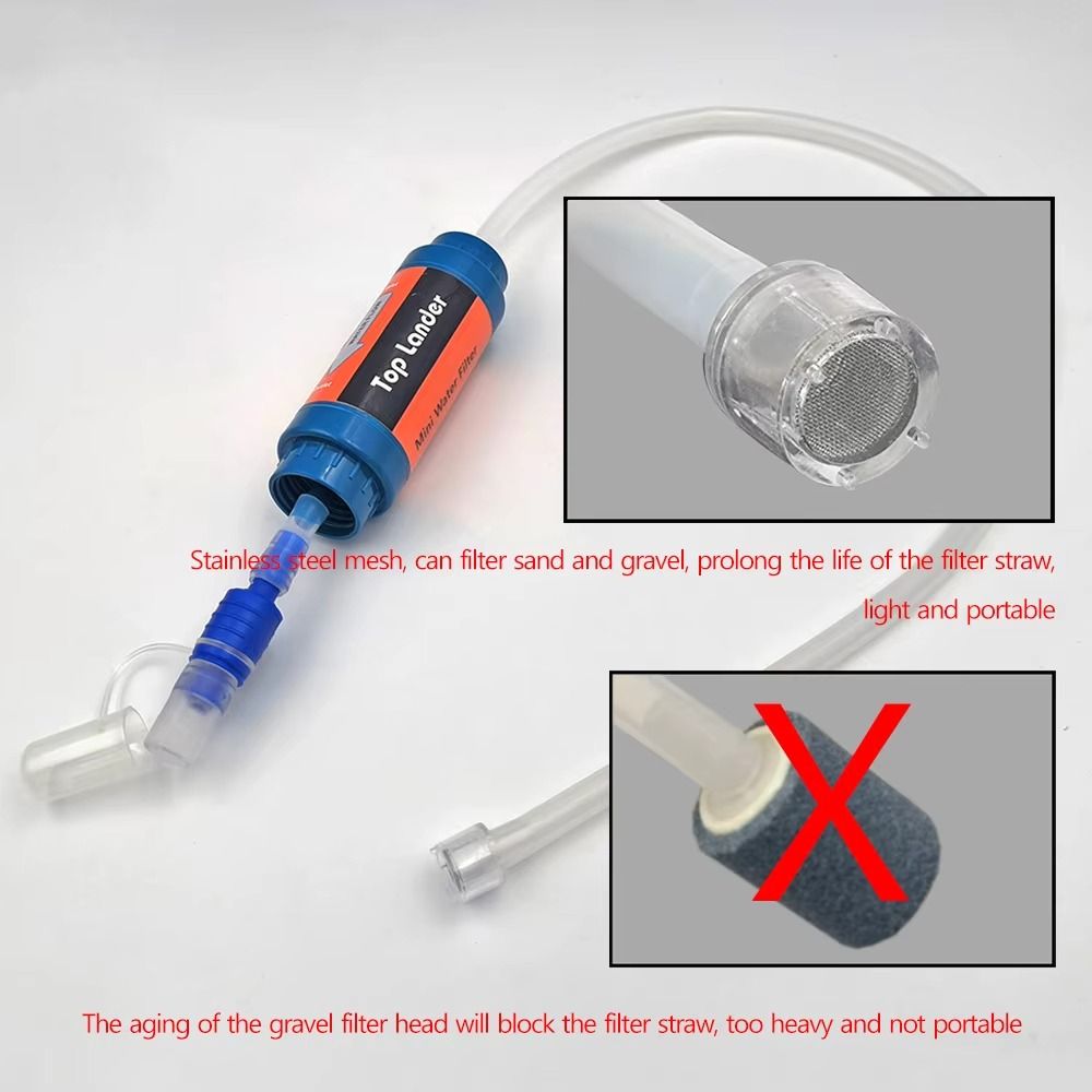 Mini Mini Water Filter Straw S - مراجعة Water Purification Straw وسعره