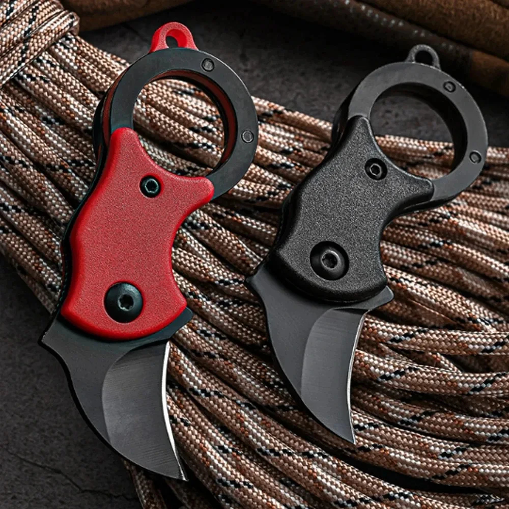 Camping Small Mini Portable Kn - مراجعة Bushcraft Knife Fixed وسعره