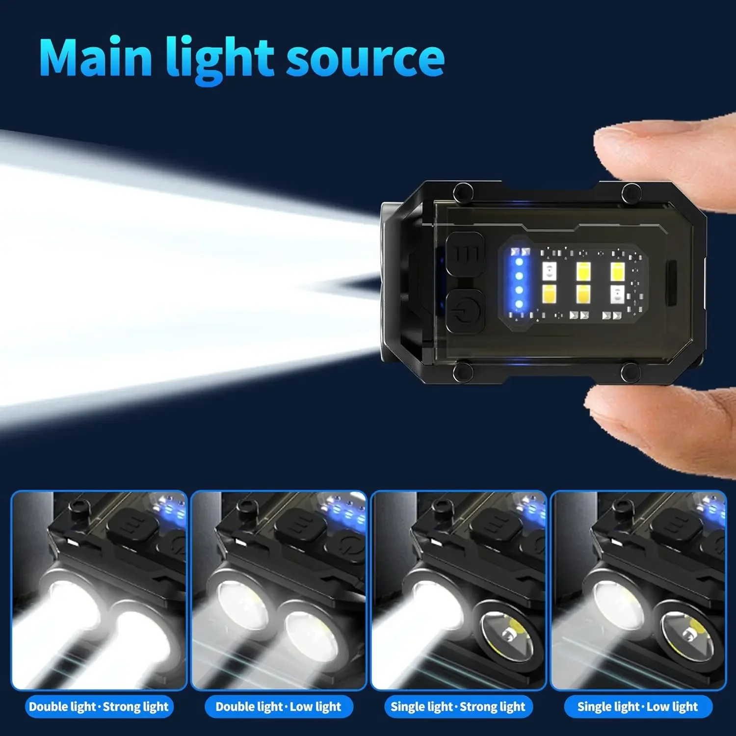 Mini COB Keychain Flashlight,C - مراجعة Fishing Kit Compact وسعره