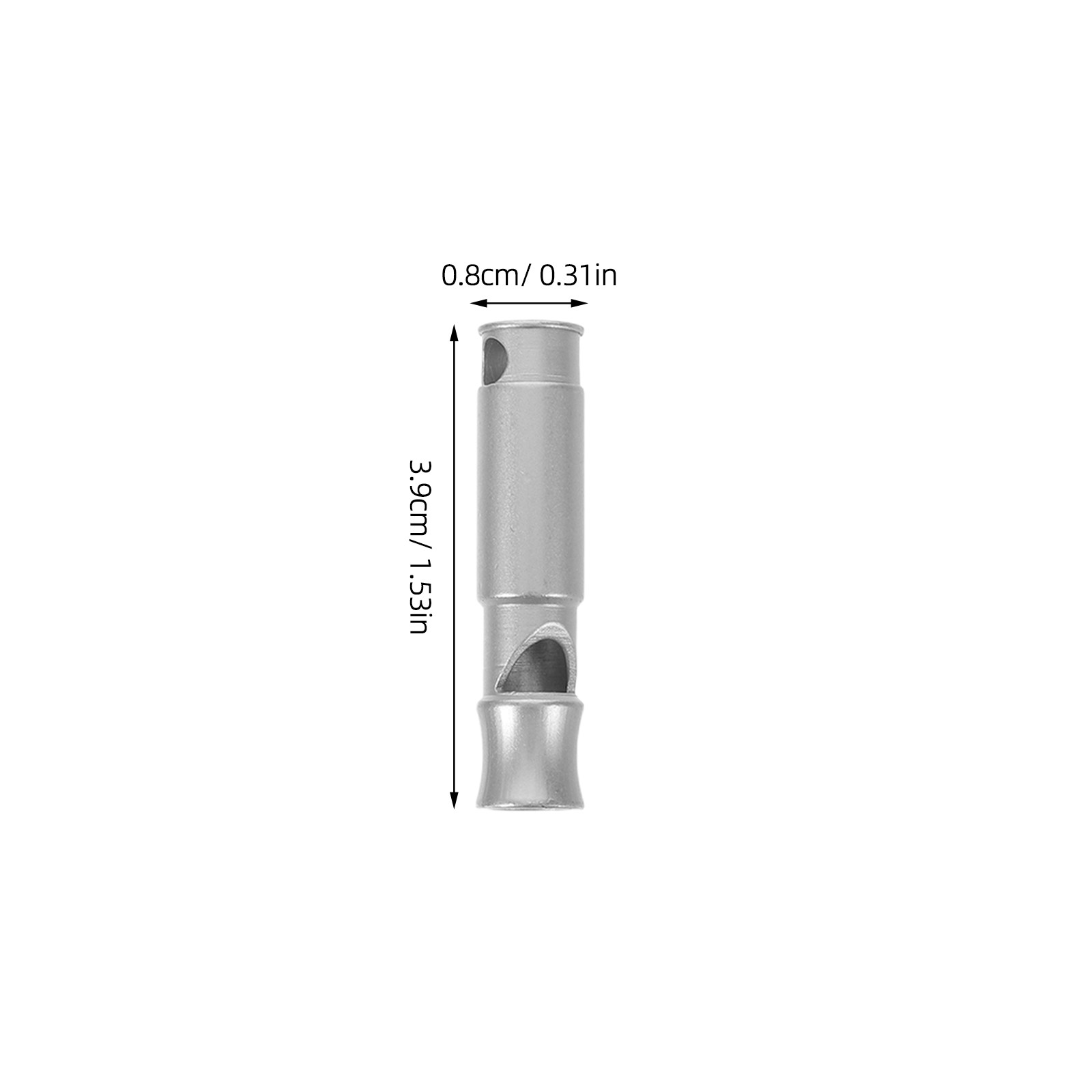 2Pcs Mini Stainless Steel Surv - مراجعة Emergency Whistle Loud وسعره