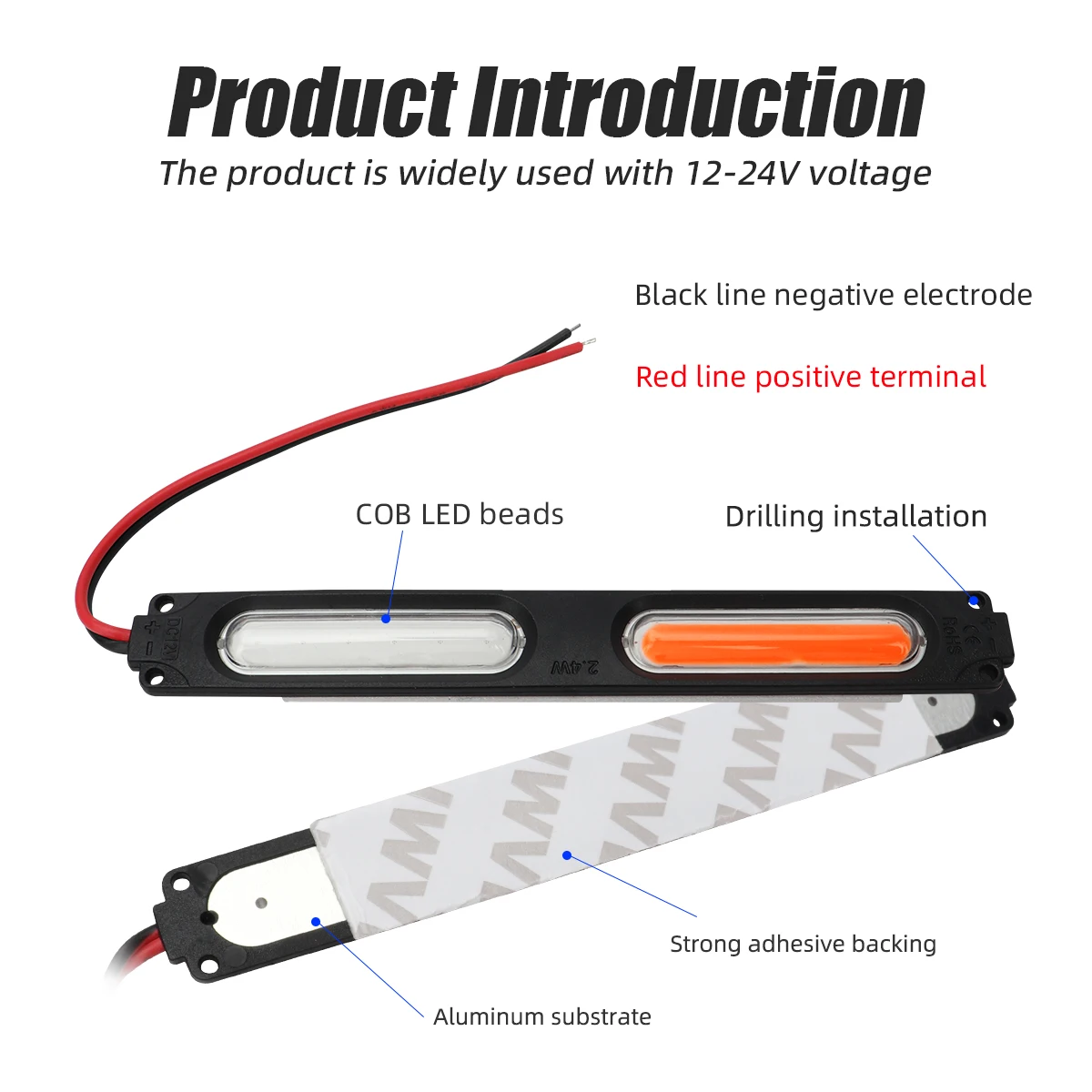 Red Blue Flashing Dual Light L - مراجعة Sos Light Strobe وسعره