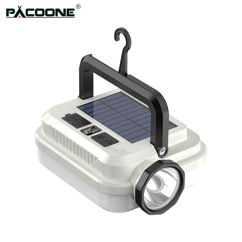 PACOONE Multifunctional Campin - مراجعة Solar Emergency Charger وسعره