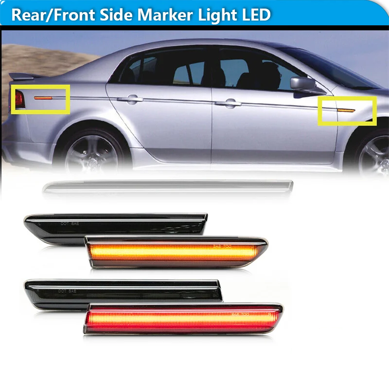 For Acura TL Car LED Front Rea - مراجعة Signal Flare Kit وسعره