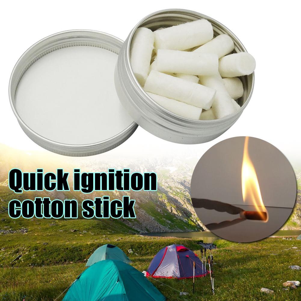 12pcs Outdoor Camping Paraffin - مراجعة Fire Starting Kit وسعره