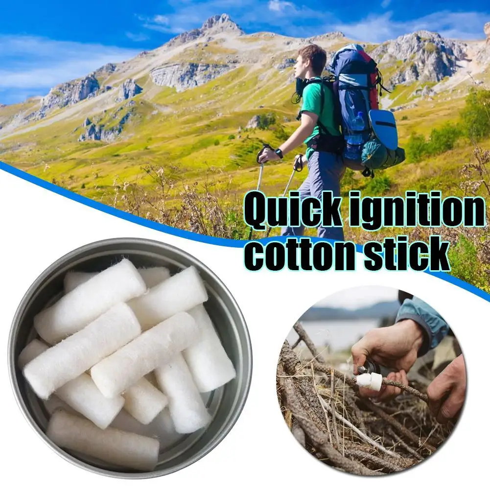 12pcs Outdoor Camping Paraffin - مراجعة Fire Starting Kit وسعره