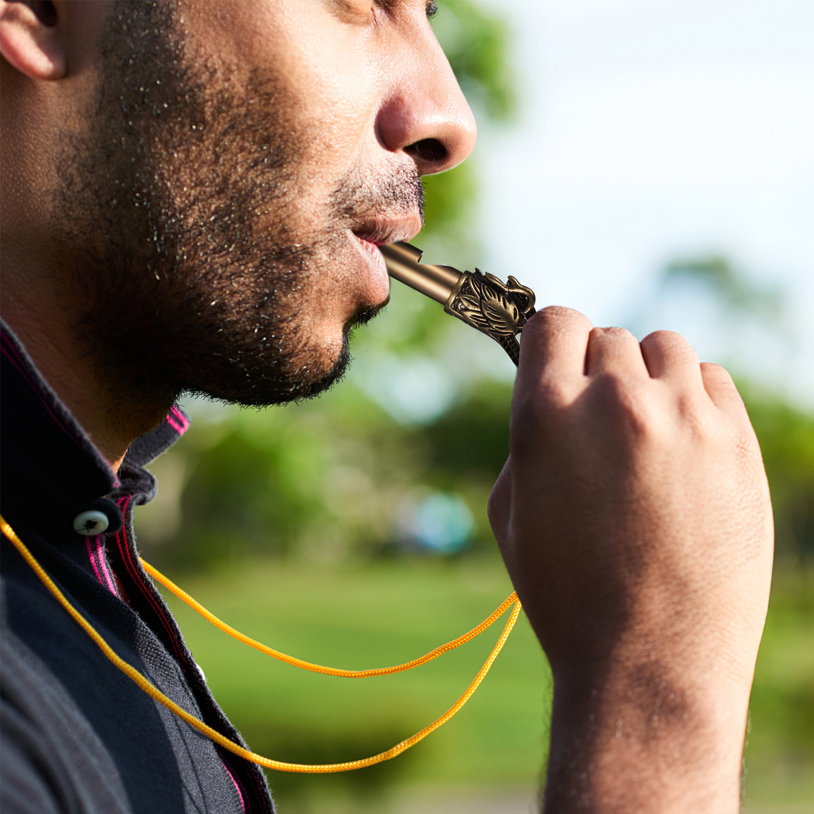 3Pcs Dragon Whistles Brass Vin - مراجعة Emergency Whistle Loud وسعره