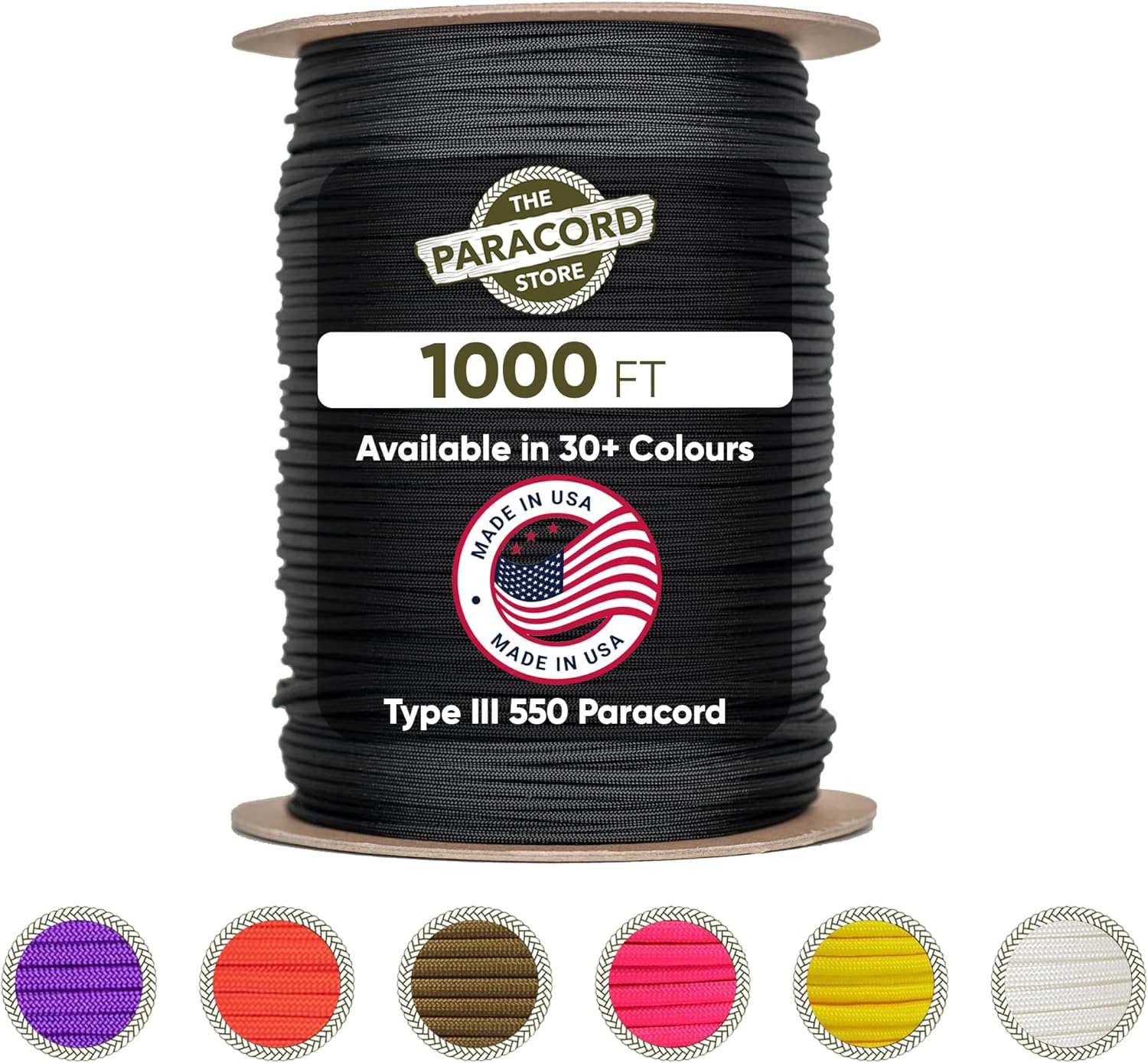 Type III 550 Paracord 1000 FT  - مراجعة Para Cord 1000Ft وسعره