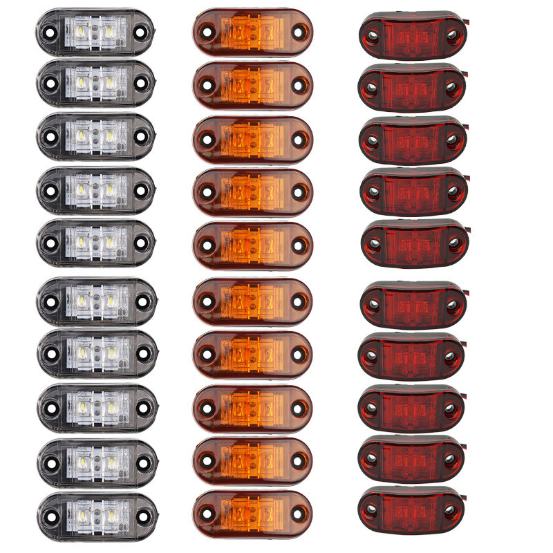 10PCS Warning Lights LEDs Diod - مراجعة Signal Panel Orange وسعره