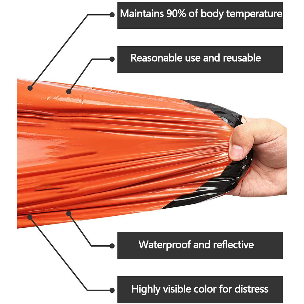 Emergency Sleeping Bag Waterpr - مراجعة Bivy Bag Emergency وسعره