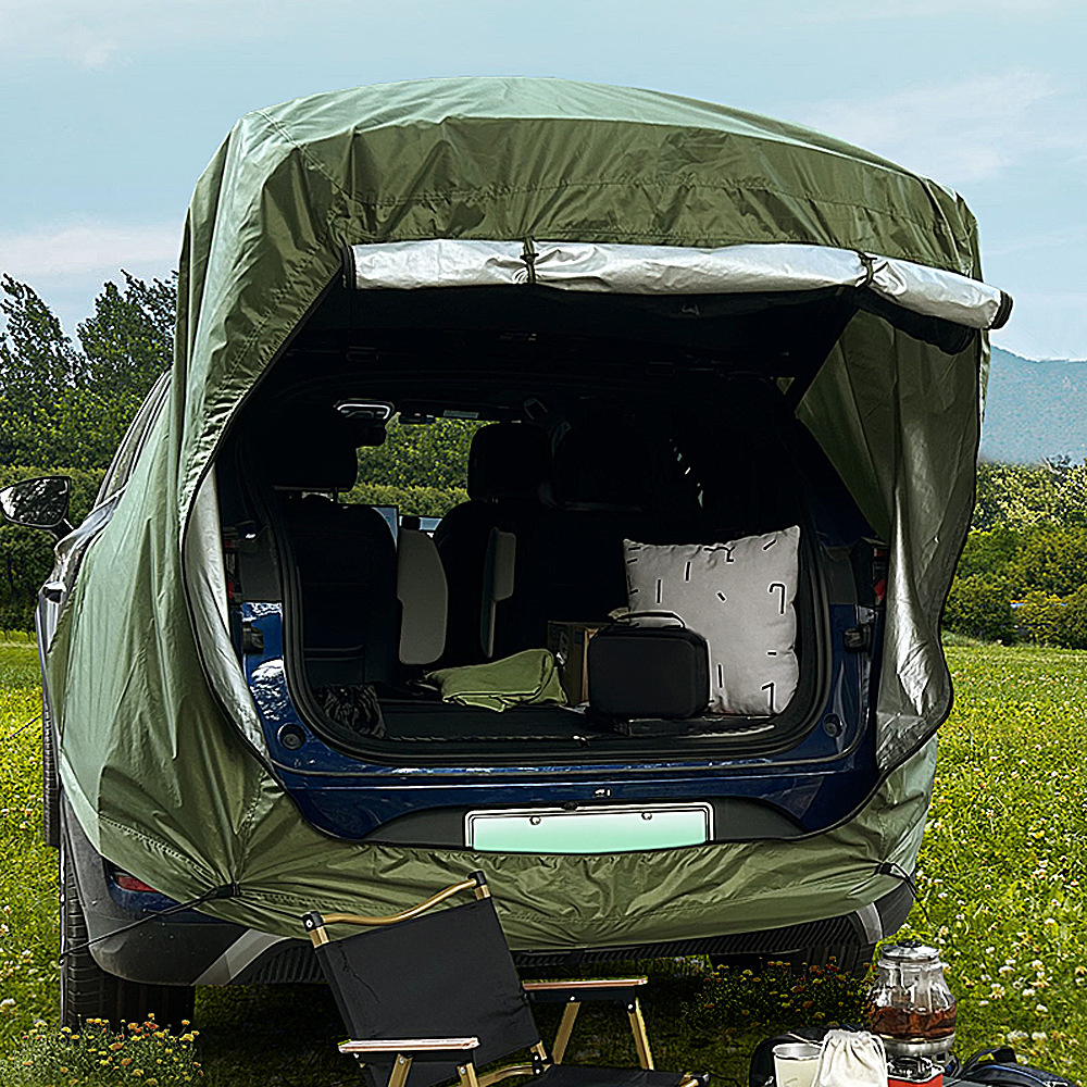 Outdoor Car Rear Tent Camping  - مراجعة Emergency Mylar Tent وسعره
