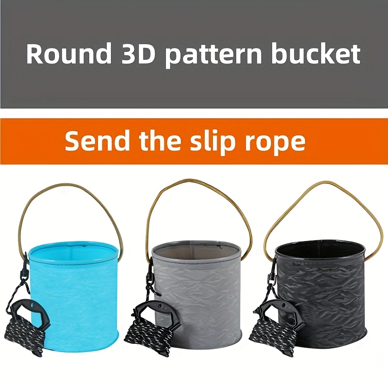 Collapsible Fishing Bucket Por - مراجعة Water Bag Collapsible وسعره
