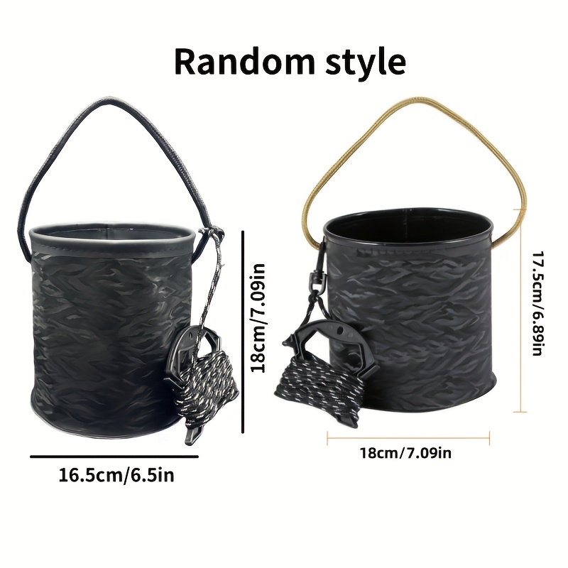 Collapsible Fishing Bucket Por - مراجعة Water Bag Collapsible وسعره