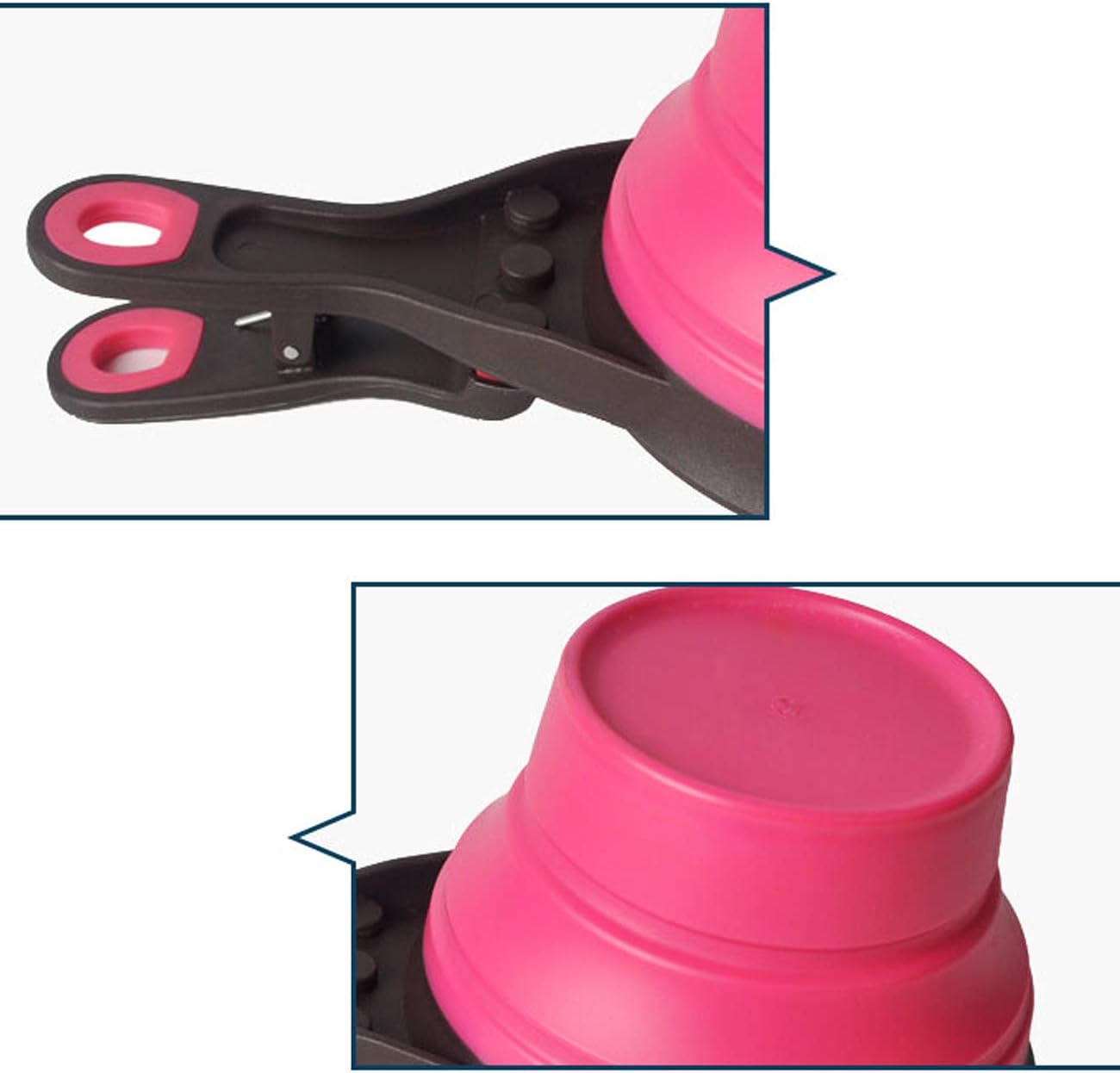 Collapsible Pet Scoop Silicone - مراجعة Water Bag Collapsible وسعره