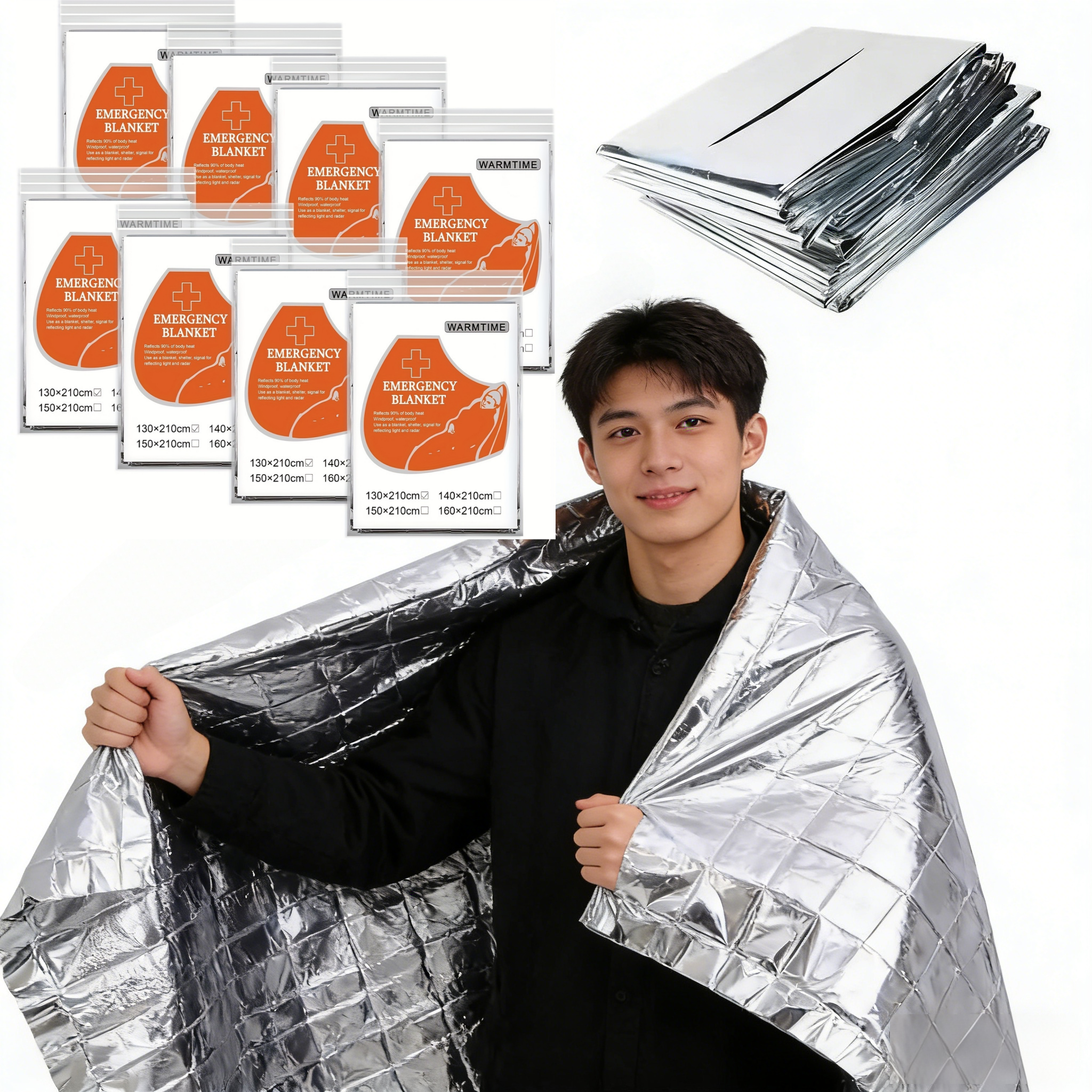 Foldable Reflective Survival B - مراجعة Survival Blanket Reflective وسعره