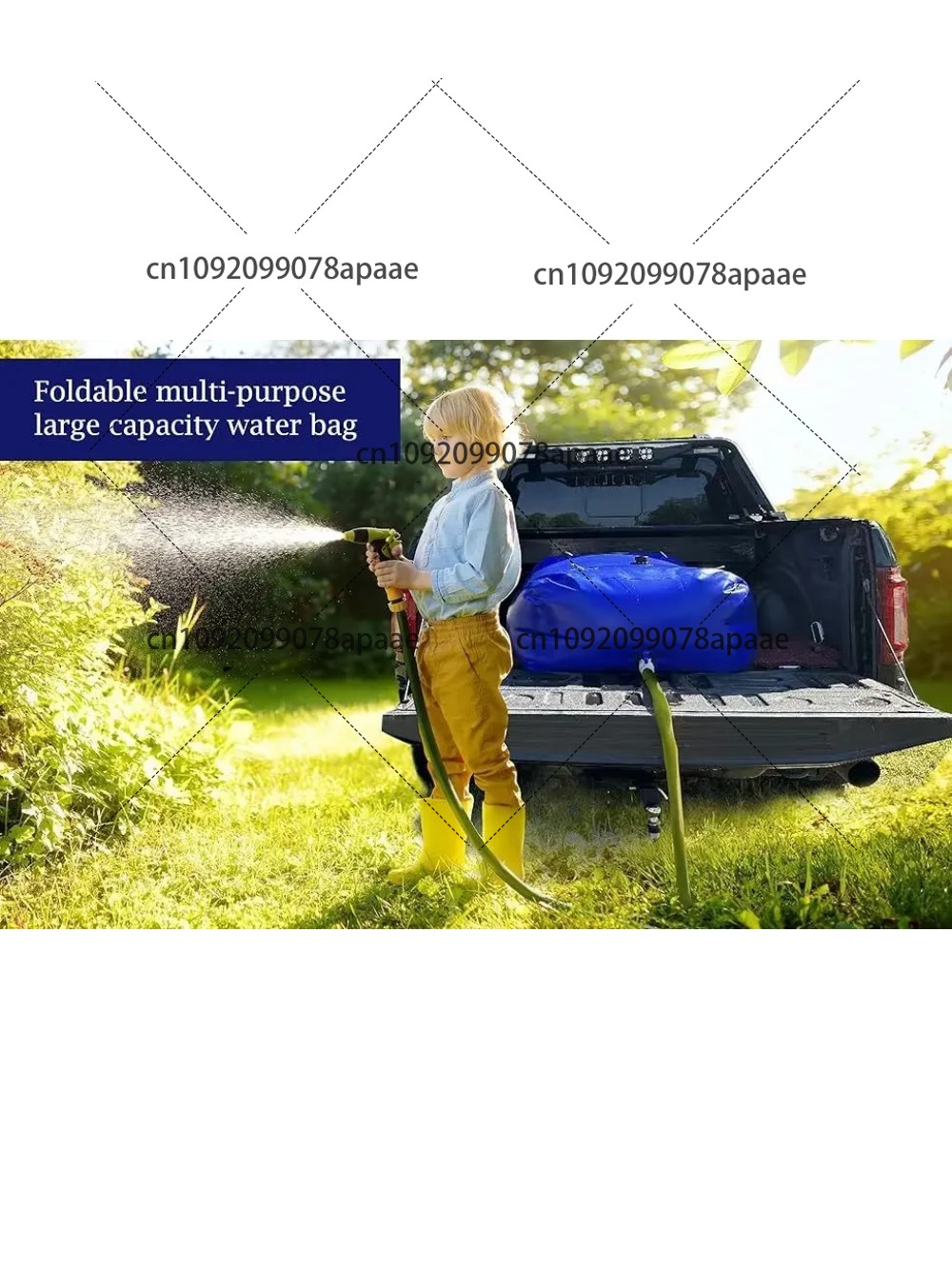 110L PVC Water Storage Bag, Po - مراجعة Water Bag Collapsible وسعره