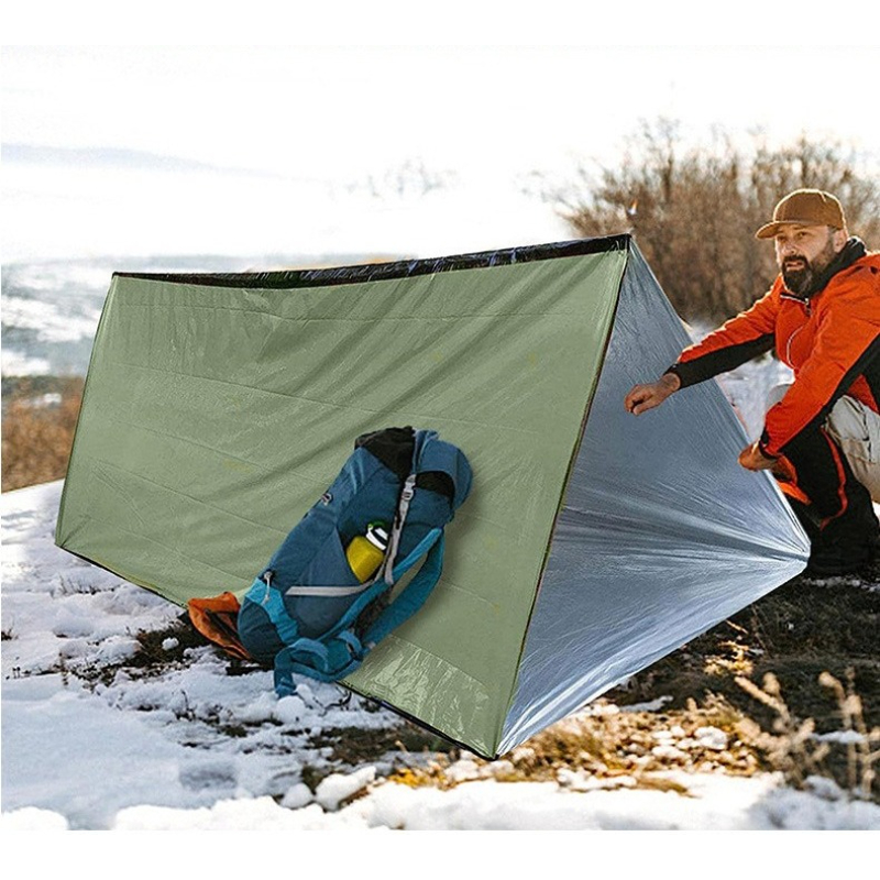 1PC Outdoor Emergency Tent Por - مراجعة Emergency Mylar Tent وسعره