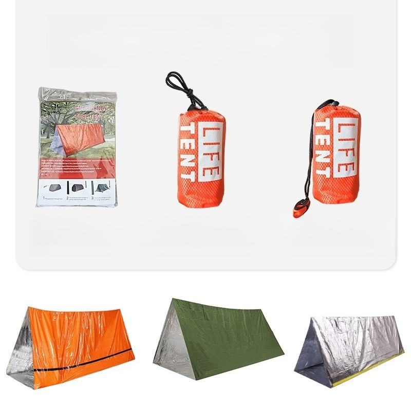 1PC Outdoor Emergency Tent Por - مراجعة Emergency Mylar Tent وسعره