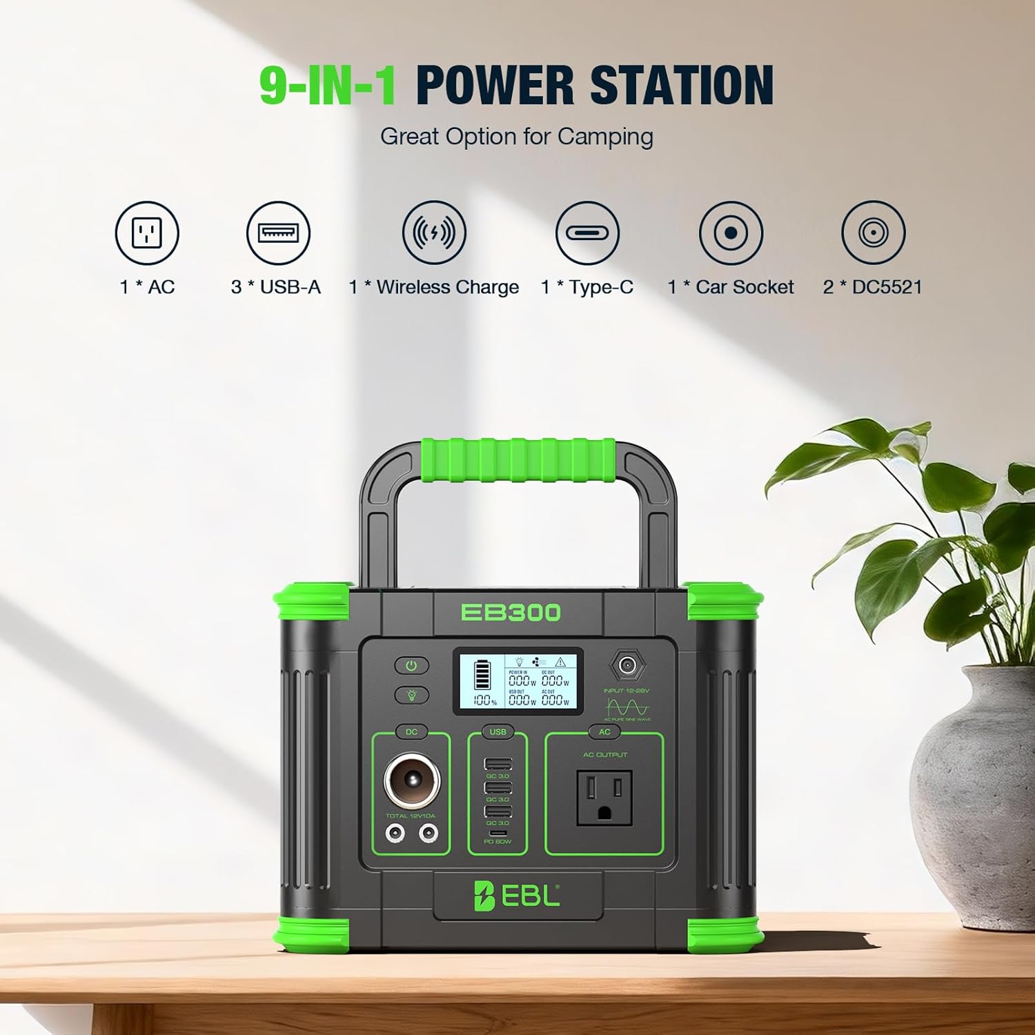330W Portable Power Station 28 - مراجعة Solar Emergency Charger وسعره
